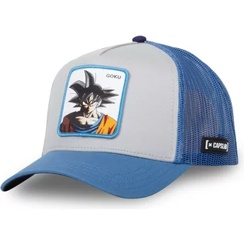 Gorra trucker gris y azul Son Goku SON Dragon Ball de Capslab
