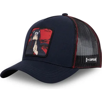 Gorra trucker azul marino Itachi Uchiha INU Naruto de Capslab