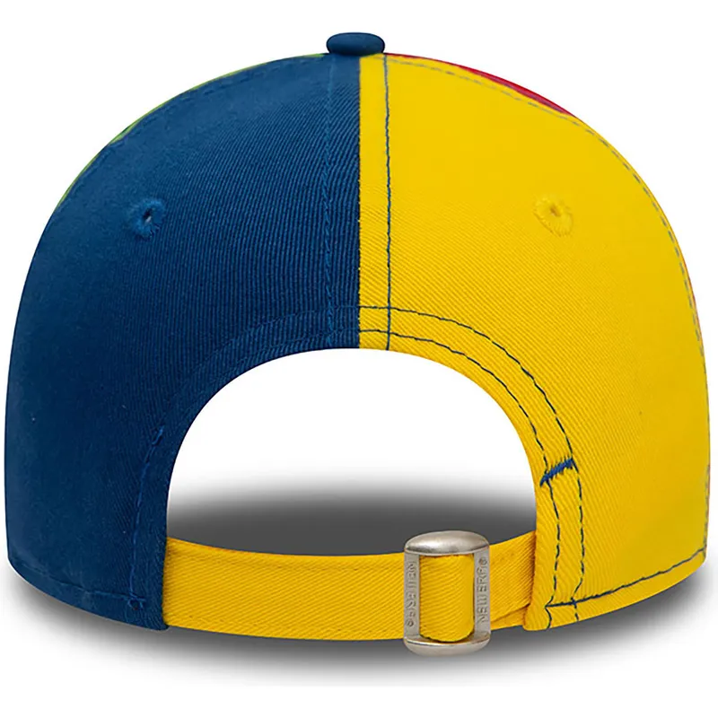shapka-izvita-mnogocveten-reguliruem-za-deca-9forty-block-na-new-york-yankees-mlb-ot-new-era