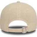 shapka-izvita-bezhov-reguliruem-9forty-linen-na-new-york-yankees-mlb-ot-new-era