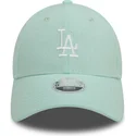 shapka-izvita-zelena-reguliruem-9forty-linen-na-los-angeles-dodgers-mlb-ot-new-era