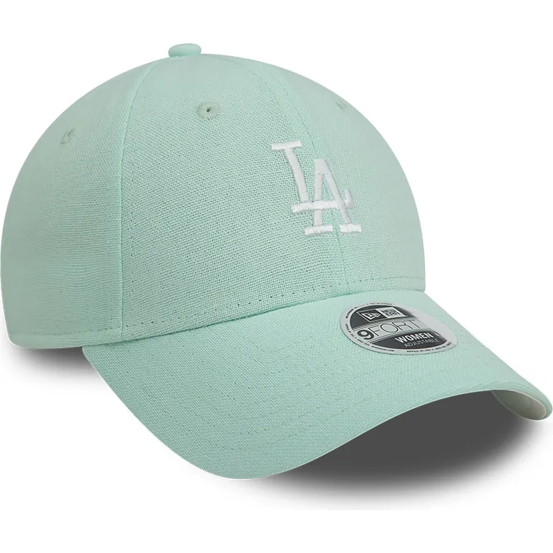 shapka-izvita-zelena-reguliruem-9forty-linen-na-los-angeles-dodgers-mlb-ot-new-era