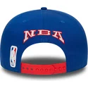 casquette-plate-bleue-snapback-9fifty-logo-nba-new-era