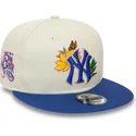 gorra-plana-blanca-y-azul-snapback-9fifty-floral-de-new-york-yankees-mlb-de-new-era