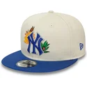 gorra-plana-blanca-y-azul-snapback-9fifty-floral-de-new-york-yankees-mlb-de-new-era