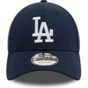 shapka-izvita-tmnosin-reguliruem-9forty-linen-na-los-angeles-dodgers-mlb-ot-new-era