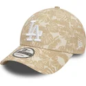 shapka-izvita-kafyav-reguliruem-9forty-summer-all-over-print-na-los-angeles-dodgers-mlb-ot-new-era