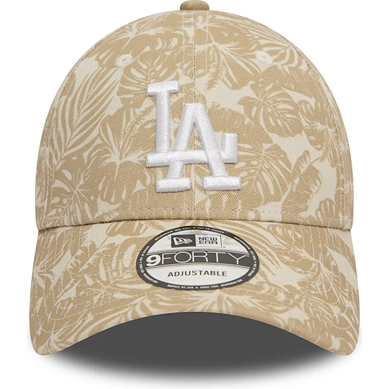 shapka-izvita-kafyav-reguliruem-9forty-summer-all-over-print-na-los-angeles-dodgers-mlb-ot-new-era