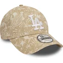 shapka-izvita-kafyav-reguliruem-9forty-summer-all-over-print-na-los-angeles-dodgers-mlb-ot-new-era