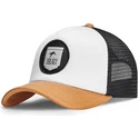 casquette-trucker-blanche-noire-et-beige-classic-oblack