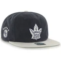 shapka-ploska-tmnosin-snapbek-na-toronto-maple-leafs-nhl-ot-47-brand