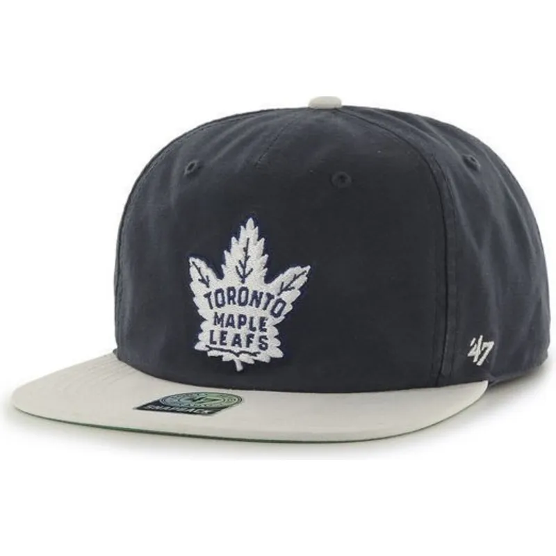shapka-ploska-tmnosin-snapbek-na-toronto-maple-leafs-nhl-ot-47-brand shapka-ploska-tmnosin-snapbek-na-toronto-maple-leafs-nhl-ot-47-brand