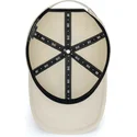 beige-justerbar-baseballkasket-med-buet-skygge-fra-oblack