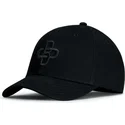 sort-justerbar-baseballkasket-med-sort-logo-og-buet-skygge-fra-oblack