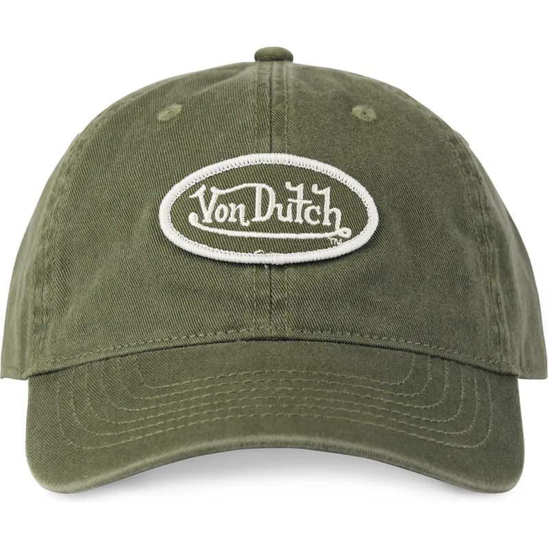 grune-verstellbare-curved-cap-log-kak-von-von-dutch