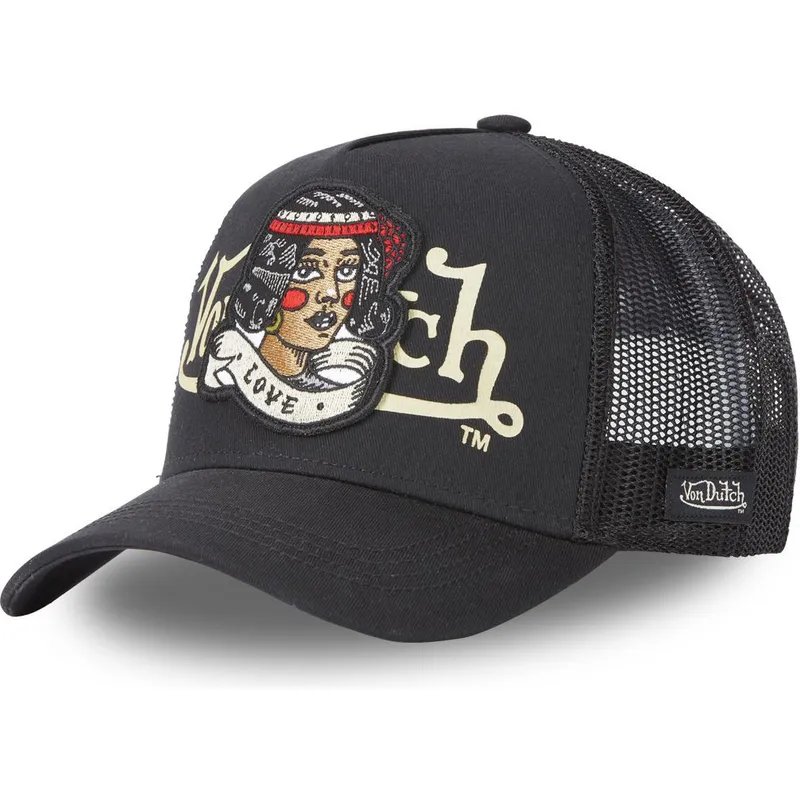sort-trucker-kasket-love-nr-fra-von-dutch