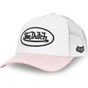 casquette-trucker-blanche-et-rose-shiny-p-von-dutch