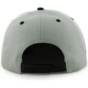 graue-snapback-kappe-mit-flachem-schirm-und-los-angeles-kings-nhl-logo-von-47-brand