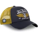 von-dutch-crew14-grey-and-yellow-trucker-hat