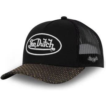 Von Dutch SHINY NR Черна Шапка Тракер