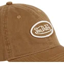 braune-verstellbare-curved-cap-log-arg-von-von-dutch