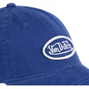 gorra-curva-azul-ajustable-log-blu-de-von-dutch