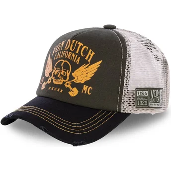 Шапка извита тракер зелена снапбек за деца KID_CREW5 от Von Dutch