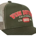 casquette-trucker-verte-col-von-dutch