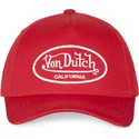 gorra-curva-roja-ajustable-lof-c6-de-von-dutch