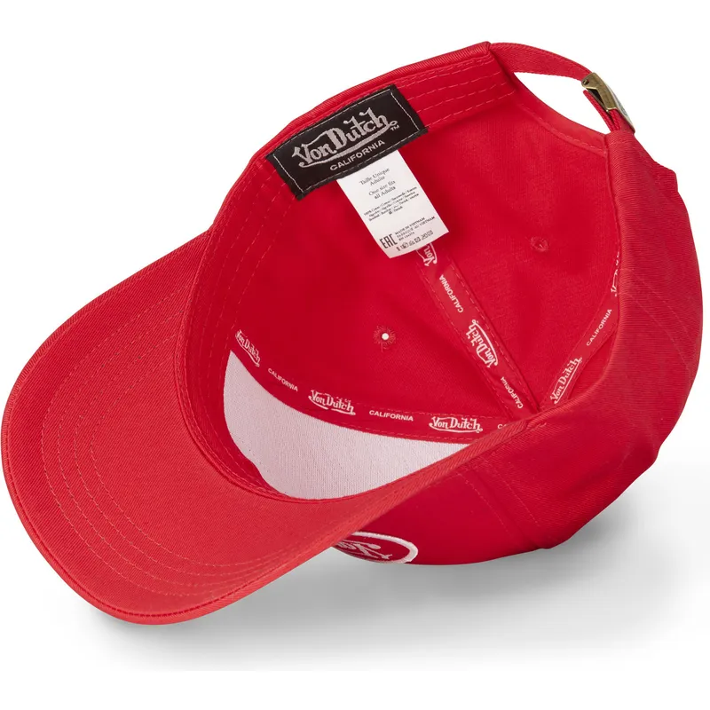 shapka-izvita-chervena-reguliruem-lof-c6-ot-von-dutch