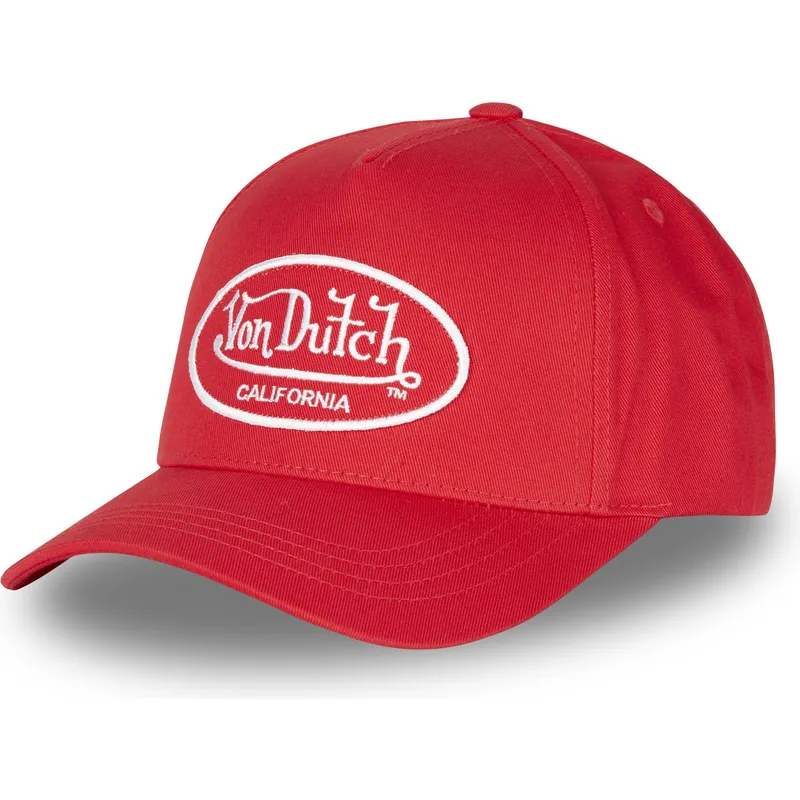 rote-verstellbare-curved-cap-lof-c6-von-von-dutch