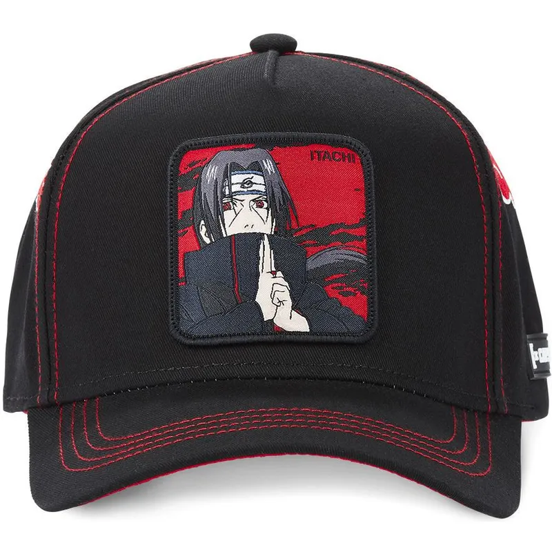 shapka-izvita-cherna-snapbek-za-deca-kidaka2-itachi-uchikha-naruto-ot-capslab