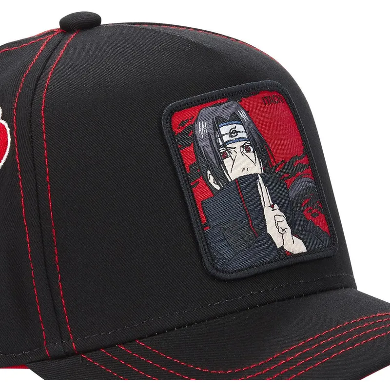 shapka-izvita-cherna-snapbek-za-deca-kidaka2-itachi-uchikha-naruto-ot-capslab