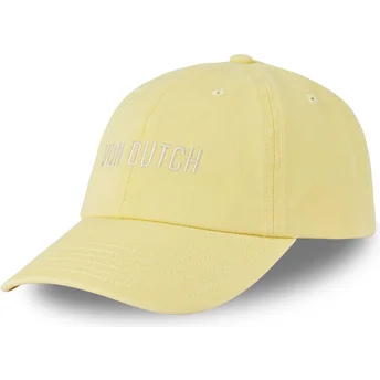 Шапка извита жълт регулируем LYEL от Von Dutch