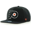 shapka-ploska-cherna-snapbek-na-philadelphia-flyers-nhl-ot-47-brand