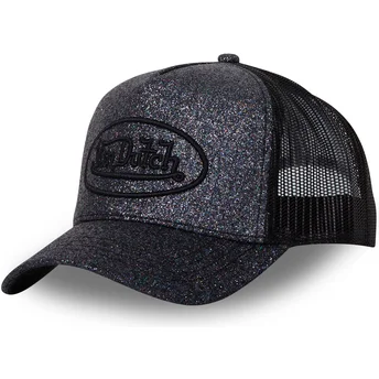 Von Dutch GLITTER NR Black Trucker Hat