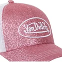 lyserod-og-hvid-trucker-kasket-glitter-p-fra-von-dutch