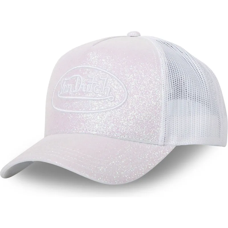 shapka-izvita-traker-byala-snapbek-glitter-w-ot-von-dutch