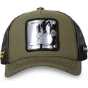 capslab-daffy-duck-daf6-looney-tunes-green-trucker-hat