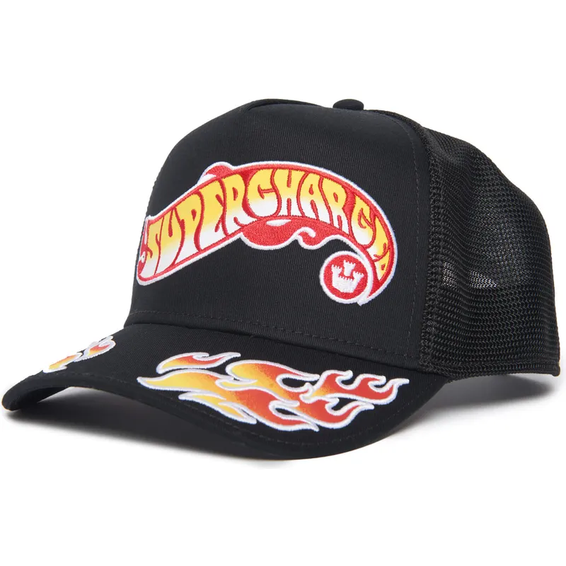 shapka-izvita-traker-cherna-snapbek-hot-headz-supercharged-the-farm-ot-goorin-bros