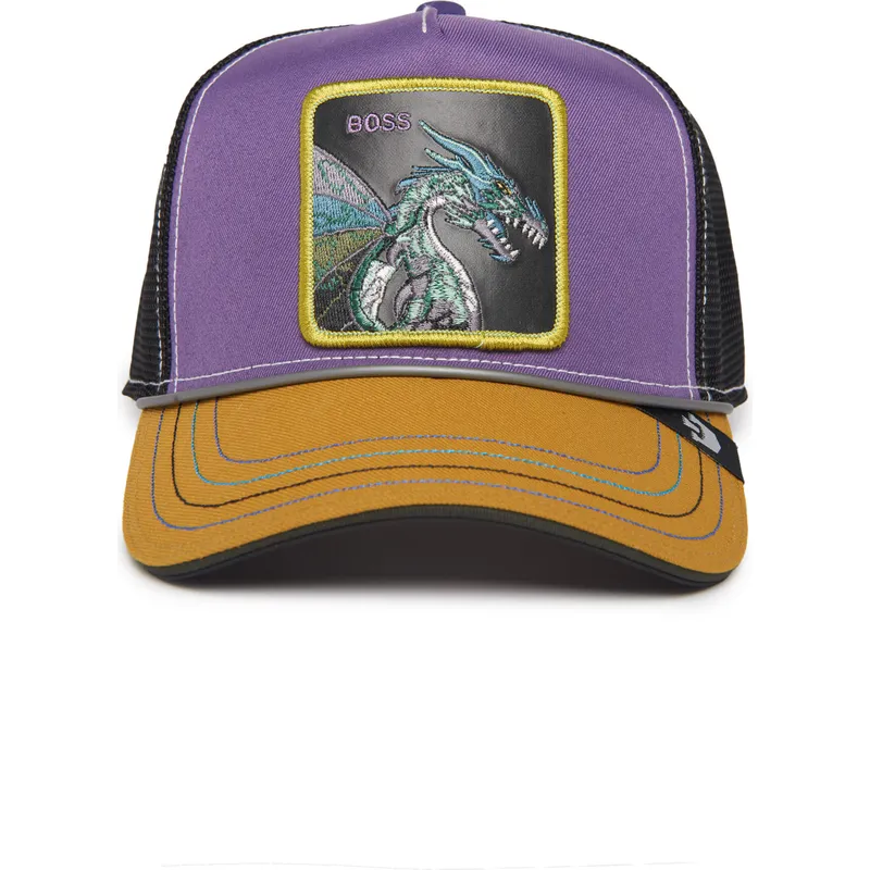 shapka-izvita-traker-violetka-snapbek-boss-hammer-and-spike-insert-coin-vol2-the-farm-ot-goorin-bros