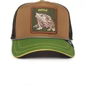 gorra-trucker-brun-sort-og-gron-fro-battle-rash-zits-and-pimple-insert-coin-vol2-the-farm-fra-goorin-bros