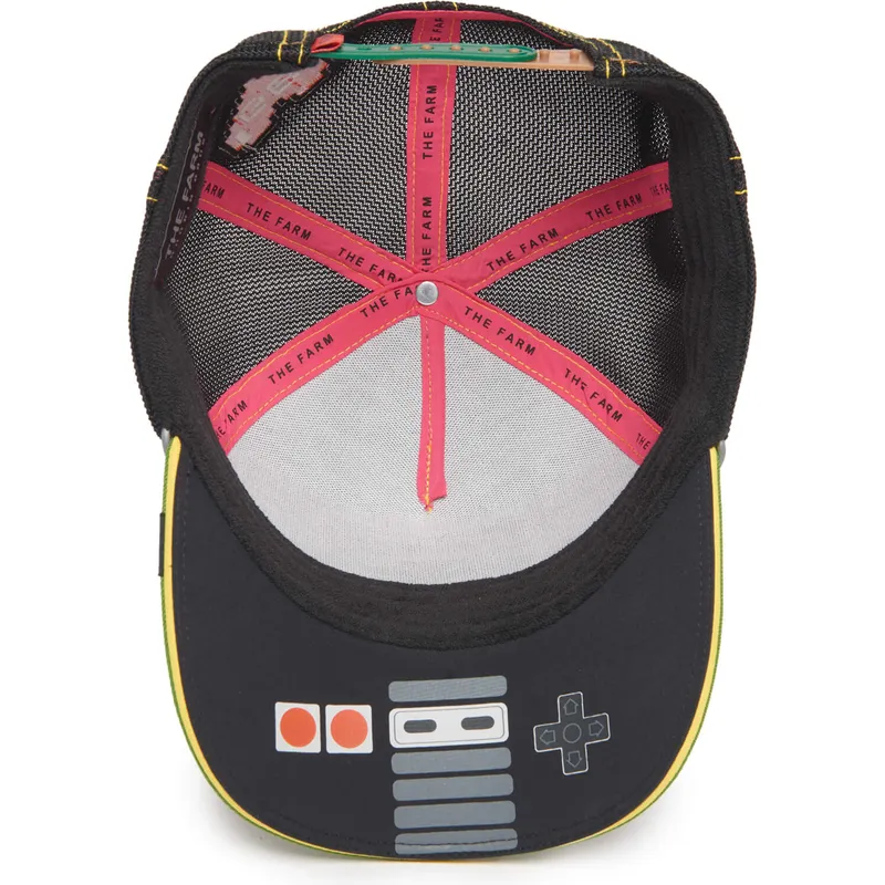 gorra-trucker-brun-sort-og-gron-fro-battle-rash-zits-and-pimple-insert-coin-vol2-the-farm-fra-goorin-bros