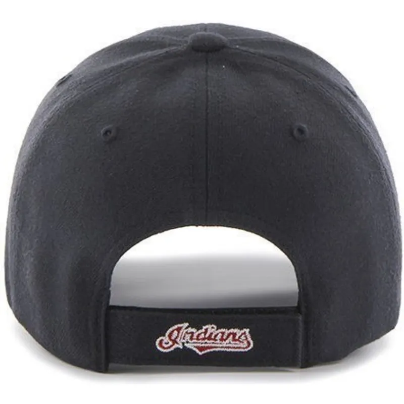 shapka-izvita-tmnosin-reguliruem-na-cleveland-indians-mlb-ot-47-brand
