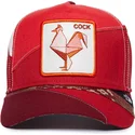 shapka-izvita-traker-chervena-snapbek-cock-courage-farmigami-the-farm-ot-goorin-bros