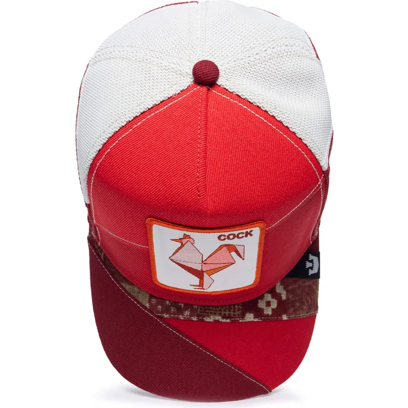goorin-bros-rooster-cock-courage-farmigami-the-farm-chervena-shapka-traker