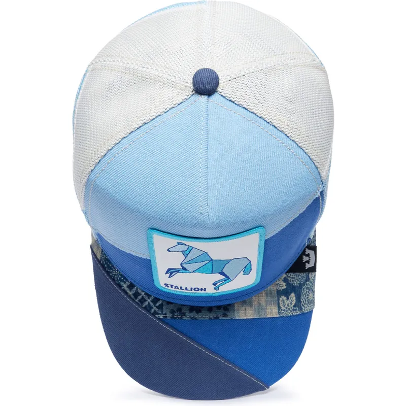 trucker-cap-blau-pferd-stallion-self-reliant-farmigami-the-farm-von-goorin-bros