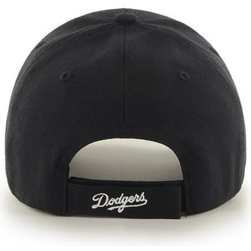 shapka-izvita-cherna-reguliruem-na-los-angeles-dodgers-mlb-ot-47-brand