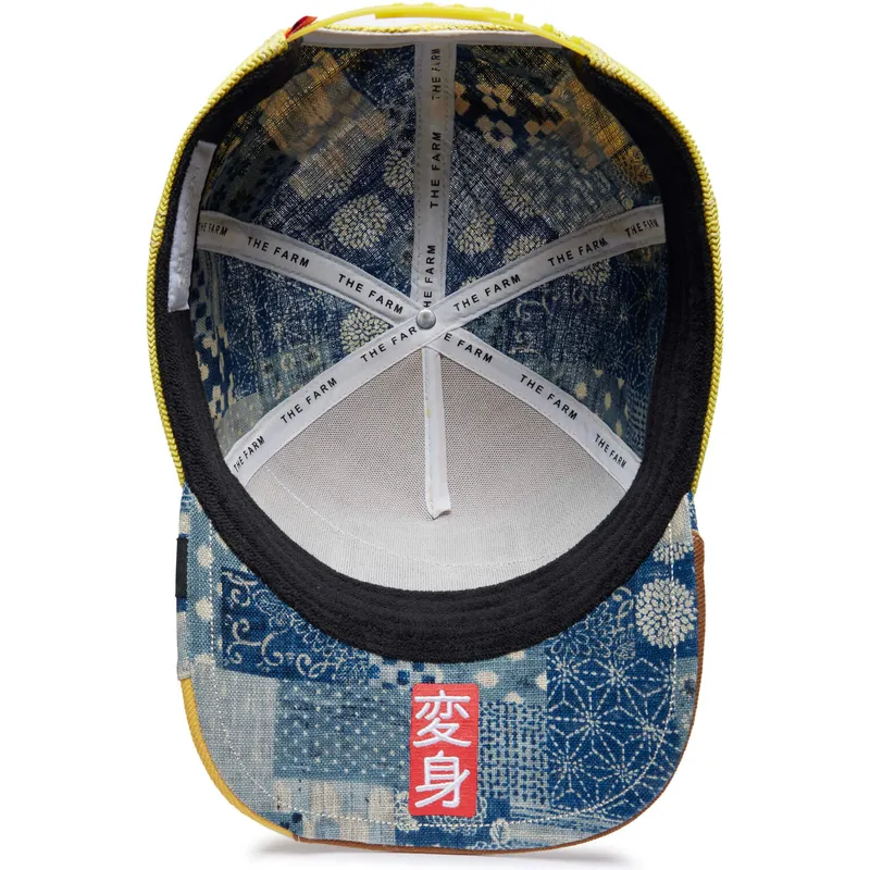 gul-trucker-kasket-sommerfugl-bent-transform-farmigami-the-farm-fra-goorin-bros