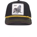 trucker-cap-schwarz-robbe-slick-seal-of-approval-nautical-nonsense-the-farm-von-goorin-bros